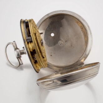 An Austrian extraordinary large verge pocket watch Circa 1800