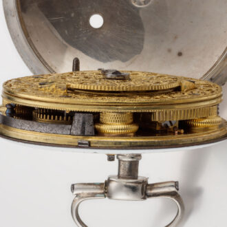 An Austrian extraordinary large verge pocket watch Circa 1800