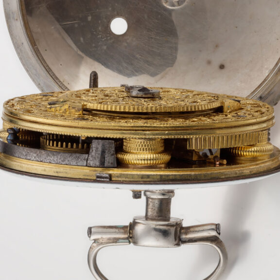 An Austrian extraordinary large verge pocket watch Circa 1800 An Austrian extraordinary large verge pocket watch Circa 1800