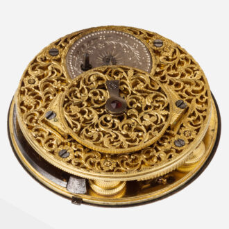An Austrian extraordinary large verge pocket watch Circa 1800