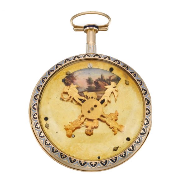 Swiss watch with processional automaton and chatelaine Circa 1810 Swiss watch with processional automaton and chatelaine Circa 1810