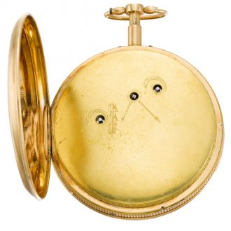 Swiss quarter repeating musical double automata watch Circa 1815