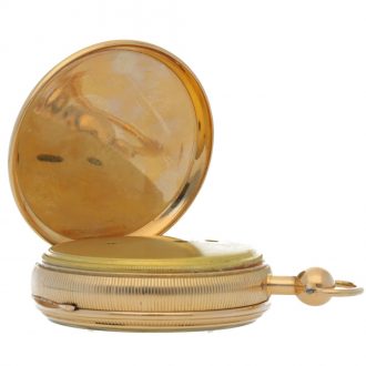 Swiss quarter repeating musical automaton watch Circa 1840