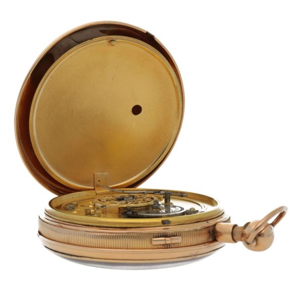 Swiss quarter repeating automaton watch with jacquemarts Circa 1825 Swiss quarter repeating automaton watch with jacquemarts Circa 1825