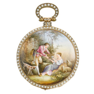 Swiss musical repeating watch for the Chinese market Circa 1840
