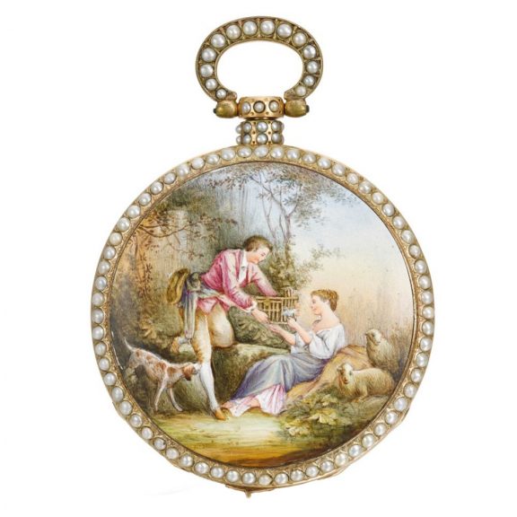 Swiss musical repeating watch for the Chinese market Circa 1840