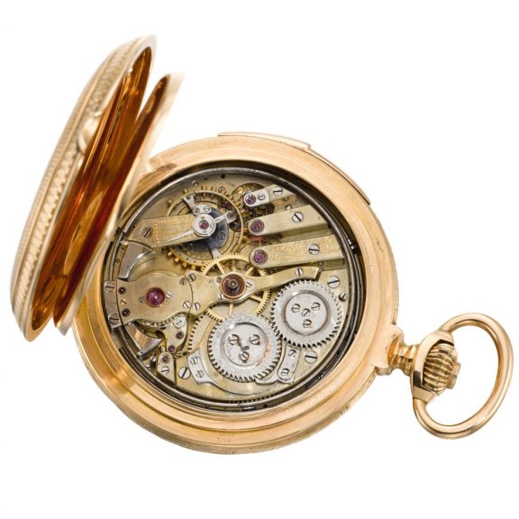 Swiss quarter repeating keyless lever automaton watch Circa 1890 Swiss quarter repeating keyless lever automaton watch Circa 1890