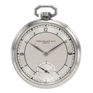 Fine Swiss stainless steel open faced lever watch Circa 1939