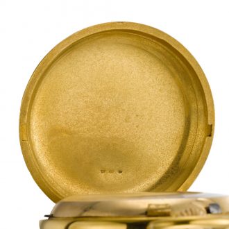 Swiss musical watch with automaton and centre seconds Circa 1880
