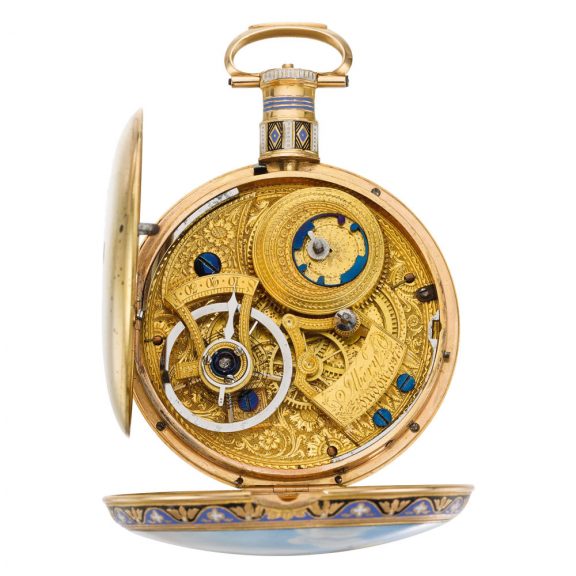 English gold duplex watch for the Chinese market Circa 1830 English gold duplex watch for the Chinese market Circa 1830