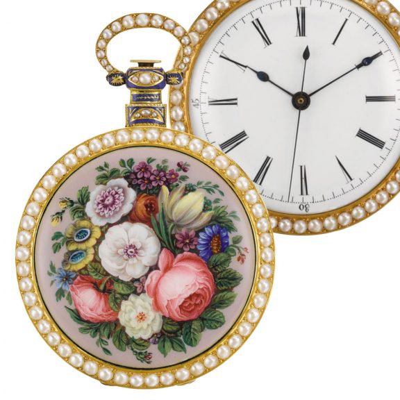 Swiss gold duplex watch for the Chinese market Circa 1840