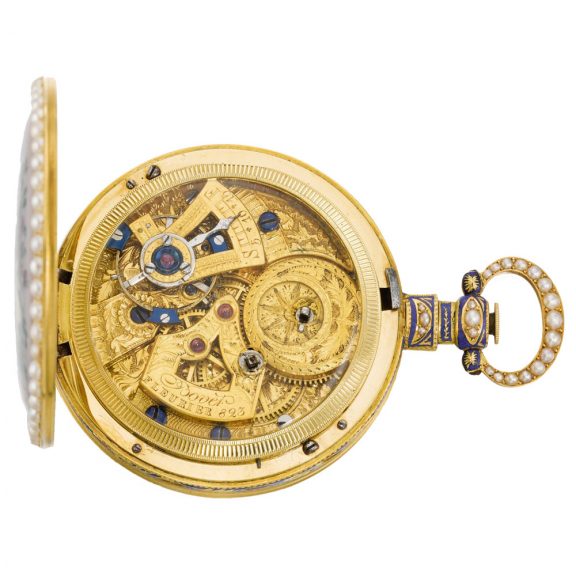Swiss gold duplex watch for the Chinese market Circa 1840 Swiss gold duplex watch for the Chinese market Circa 1840