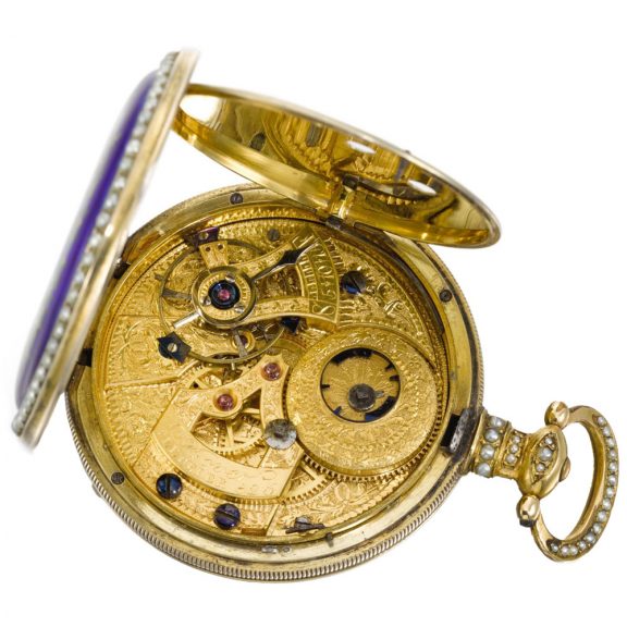 Swiss silver-gilt duplex watch for the Chinese market Circa 1860 Swiss silver-gilt duplex watch for the Chinese market Circa 1860