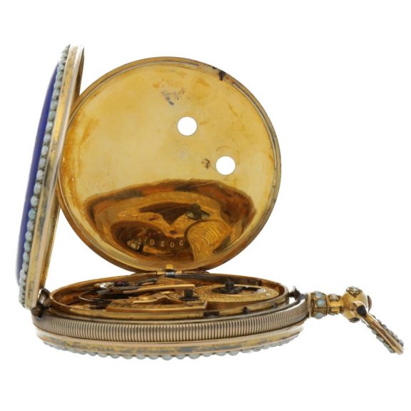 Swiss silver-gilt duplex watch for the Chinese market Circa 1860 Swiss silver-gilt duplex watch for the Chinese market Circa 1860