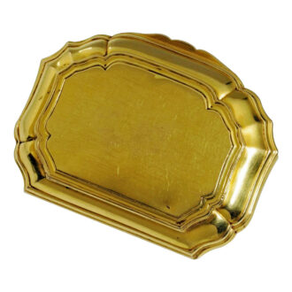German gold box with concealed watch Circa 1750