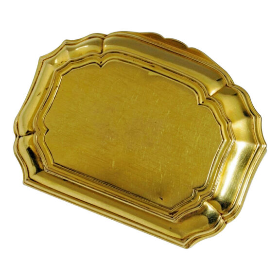 German gold box with concealed watch Circa 1750 German gold box with concealed watch Circa 1750