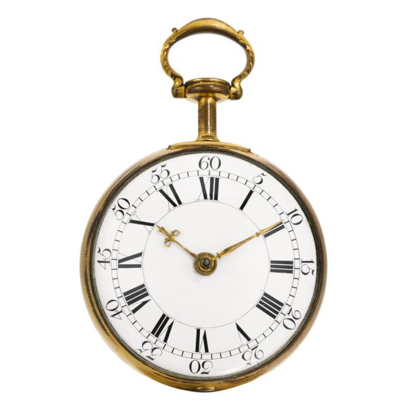 English coach watch with polychrome enamel painting Circa 1785 English coach watch with polychrome enamel painting Circa 1785
