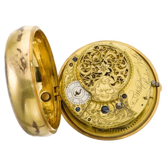 English coach watch with polychrome enamel painting Circa 1785 English coach watch with polychrome enamel painting Circa 1785
