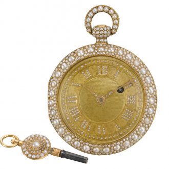 Swiss gold cylinder watch for the Chinese market Circa 1830