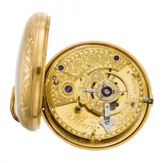 English gold duplex watch for the Chinese market Circa 1804