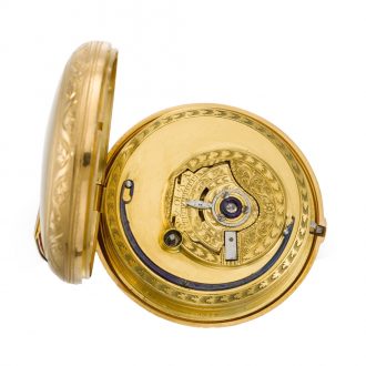 English gold duplex watch for the Chinese market Circa 1804