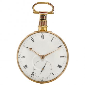 English gold duplex watch for the Chinese market Circa 1804