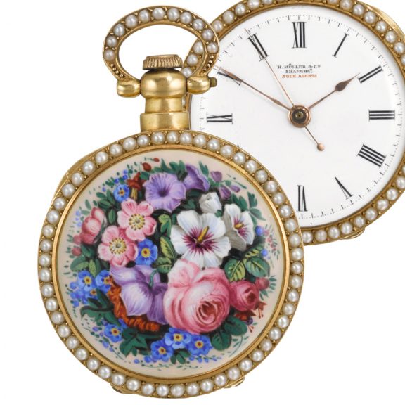 German lady's cylinder watch for the Chinese market Circa 1895