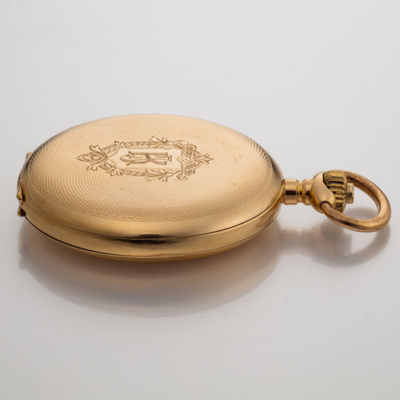 A Swiss gold gentlemen’s hunting case watch Circa 1910 A Swiss gold gentlemen’s hunting case watch Circa 1910