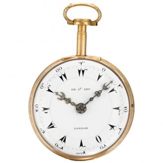 English gold pair cased striking verge coach watch Circa 1790