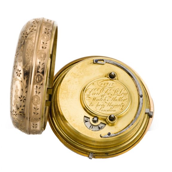 English gold pair cased striking verge coach watch Circa 1790 English gold pair cased striking verge coach watch Circa 1790