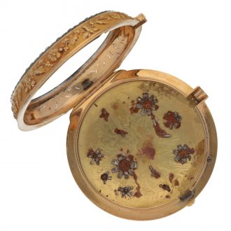English gold pair cased striking verge coach watch Circa 1790