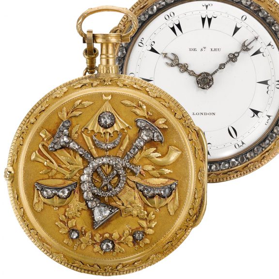 English gold pair cased striking verge coach watch Circa 1790 English gold pair cased striking verge coach watch Circa 1790