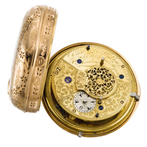 English gold pair cased striking verge coach watch Circa 1790 English gold pair cased striking verge coach watch Circa 1790