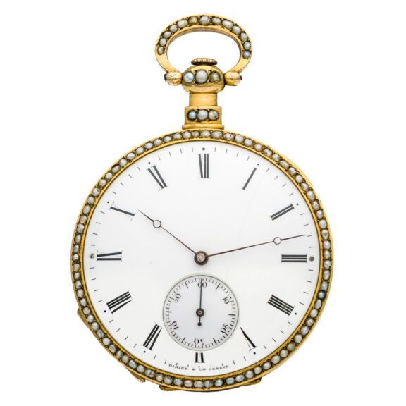 Swiss center seconds duplex for Chinese market Circa 1870 Swiss center seconds duplex for Chinese market Circa 1870