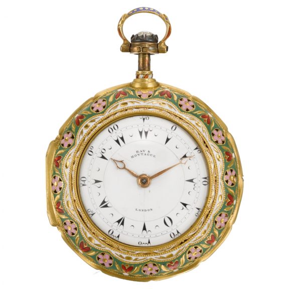 English gold triple-cased quarter repeating pocket watch Circa 1875 English gold triple-cased quarter repeating pocket watch Circa 1875
