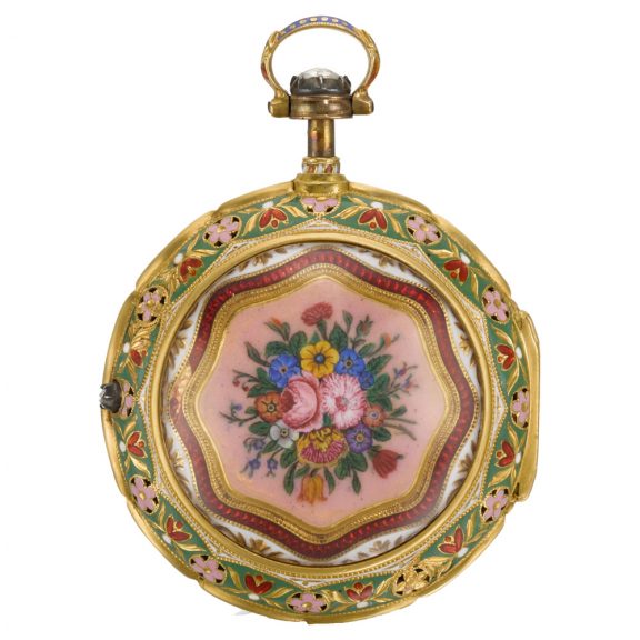 English gold triple-cased quarter repeating pocket watch Circa 1875 English gold triple-cased quarter repeating pocket watch Circa 1875