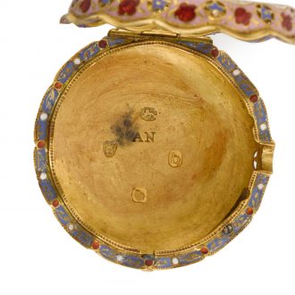 English gold triple-cased quarter repeating pocket watch Circa 1875