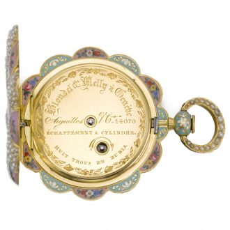 Swiss scallop-form watch for the Turkish market Circa 1830