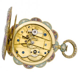Swiss scallop-form watch for the Turkish market Circa 1830