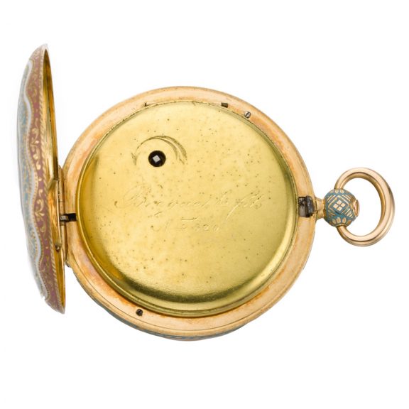Swiss gold and enamel watch for the Turkish market Circa 1820 Swiss gold and enamel watch for the Turkish market Circa 1820