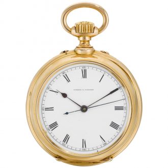 German double two-train watch for the Egyptian market Circa 1910