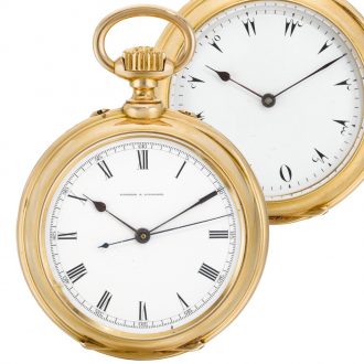 German double two-train watch for the Egyptian market Circa 1910