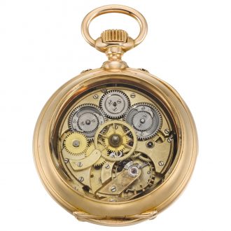 German double two-train watch for the Egyptian market Circa 1910
