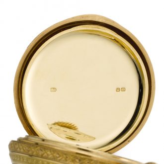 Impressive English half-quarter repeating lever watch Circa 1870
