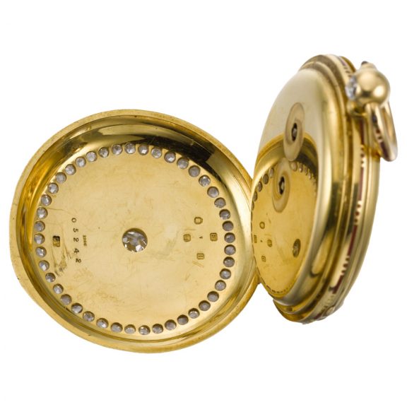 English gold lever watch made for the Indian market Circa 1868 English gold lever watch made for the Indian market Circa 1868