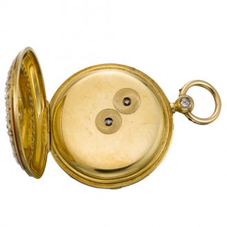 English gold lever watch made for the Indian market Circa 1868