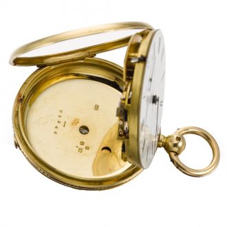 English gold lever watch made for the Indian market Circa 1868