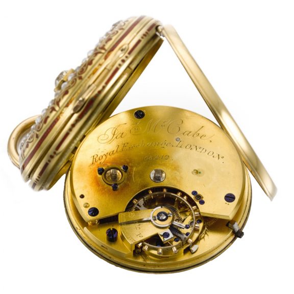 English gold lever watch made for the Indian market Circa 1868 English gold lever watch made for the Indian market Circa 1868