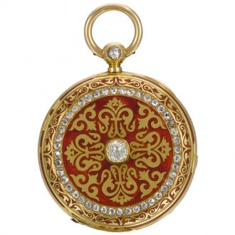 English gold lever watch made for the Indian market Circa 1868