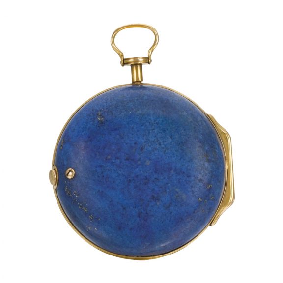 Gold and lapis lazuli single-cased verge watch Circa 1790 Gold and lapis lazuli single-cased verge watch Circa 1790